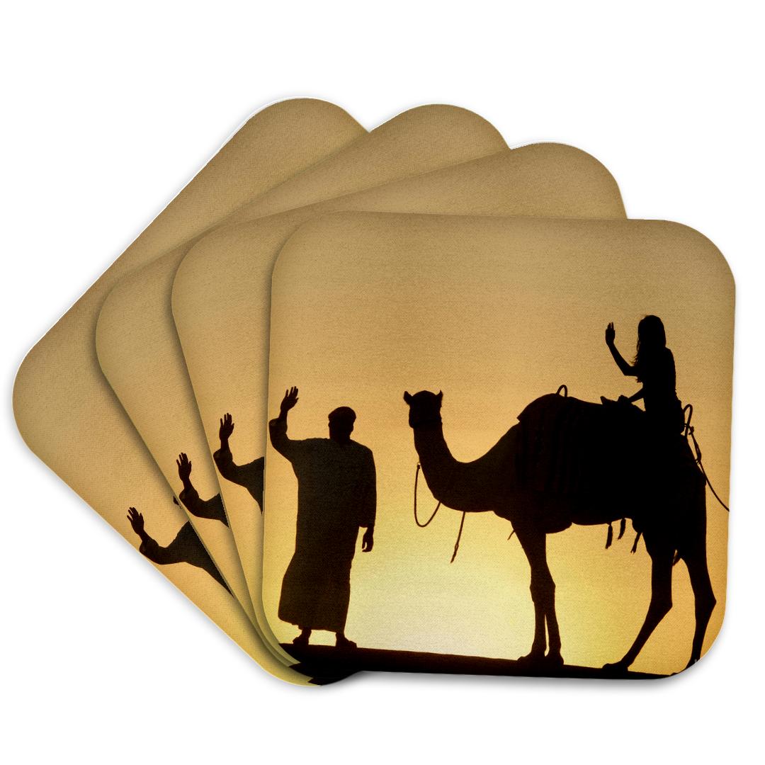 3dRose, Desert Camels are a way of transportation,and are also used for racing at Dubai Camel Racecourse 2, Coaster and other Wholesale racecourse for your store trending on Faire.