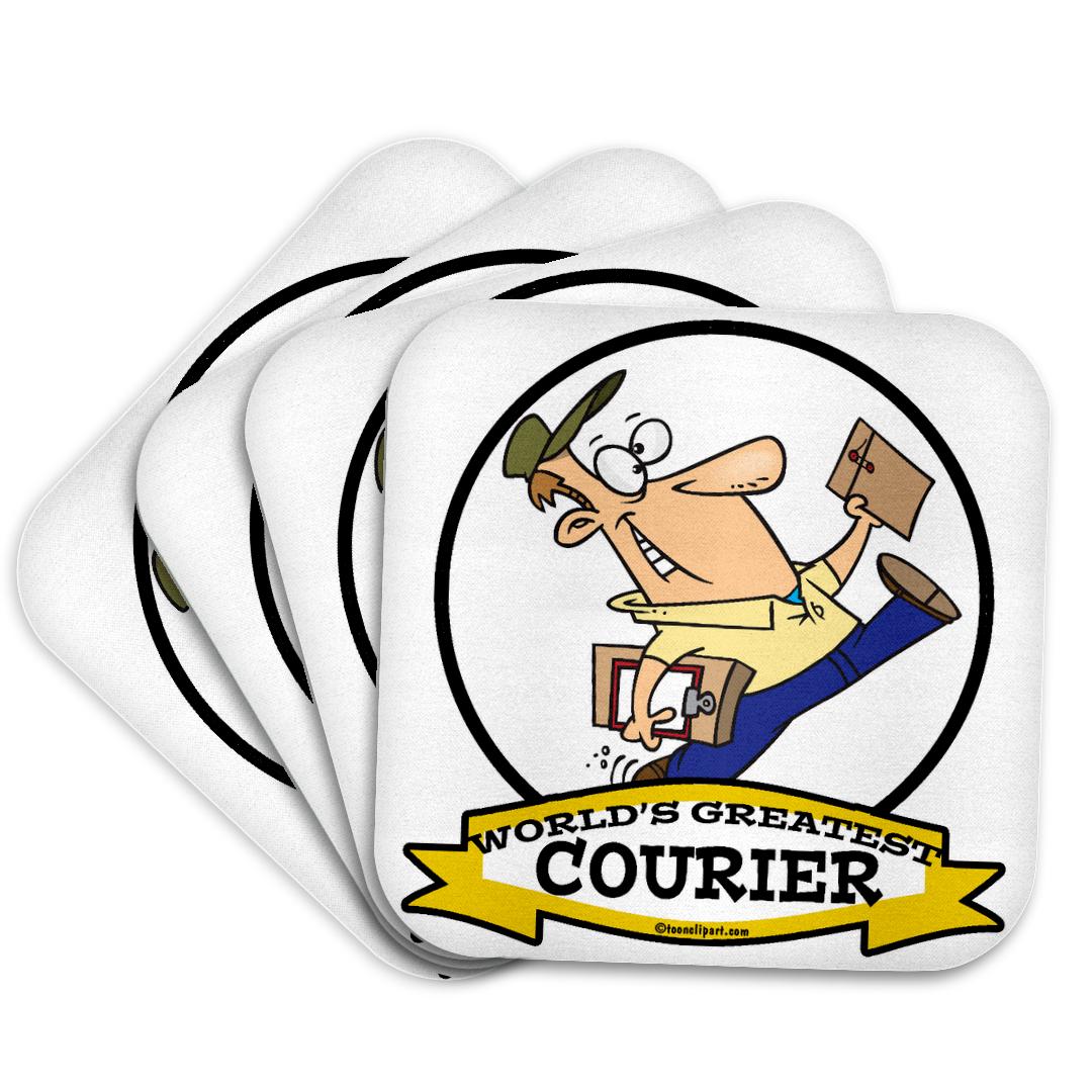 3dRose, Funny Worlds Greatest Courier Occupation Job Cartoon, Coaster and other Wholesale couronne for your store trending on Faire.