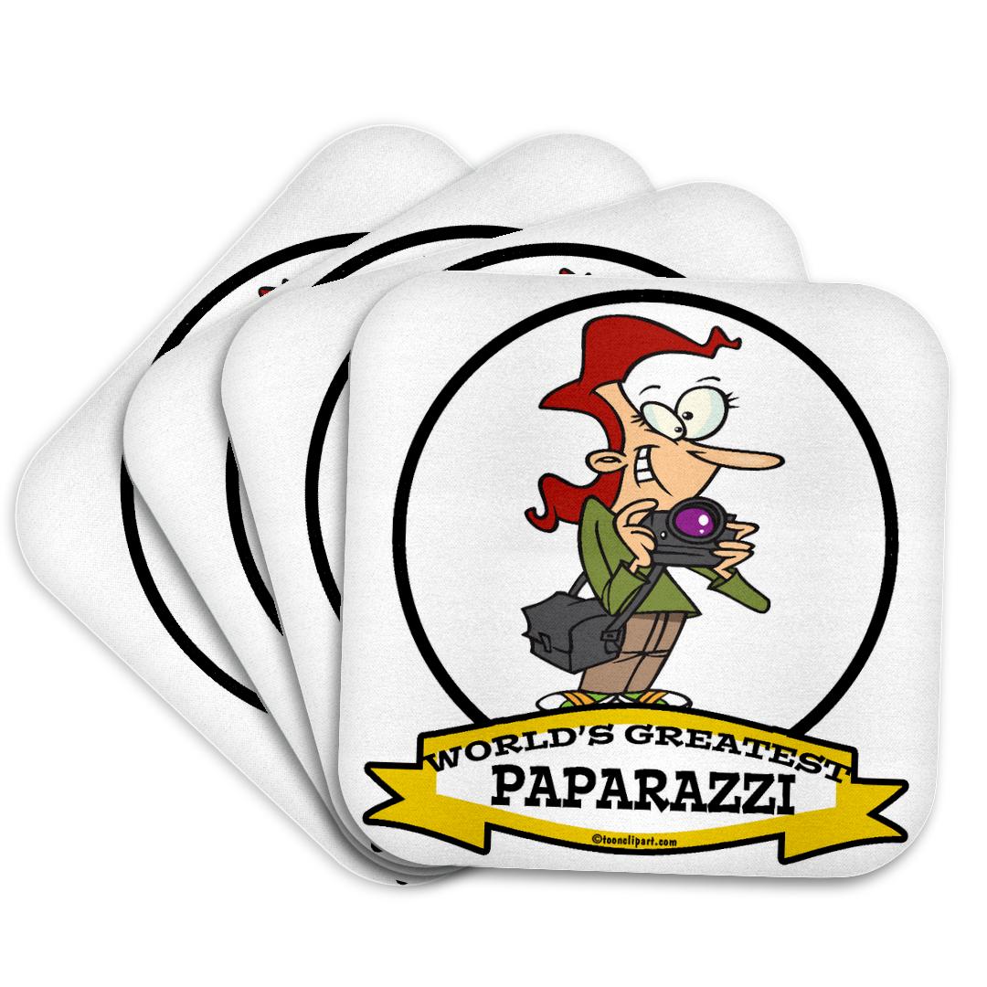 3dRose, Funny Worlds Greatest Paparazzi Female Cartoon, Coaster and other Wholesale favuzzi for your store trending on Faire.