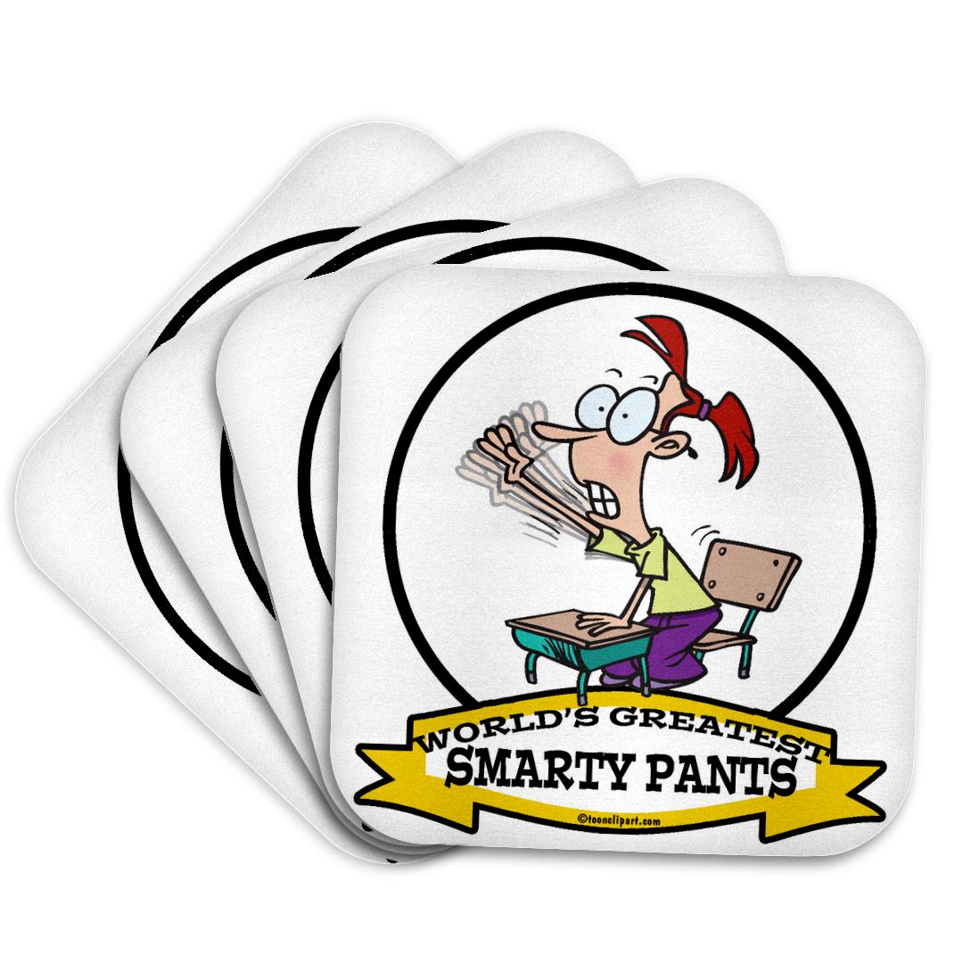 3dRose, Funny Worlds Greatest Smarty Pants Cartoon, Coaster and other Wholesale smarty pants for your store trending on Faire.