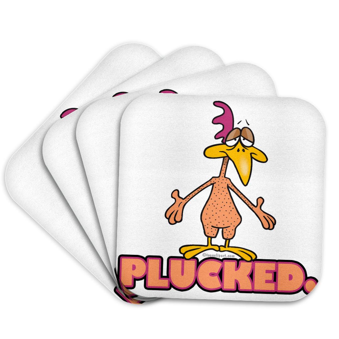 3dRose, Funny Plucked Naked Chicken Cartoon Character, Coaster and other Wholesale naked decor for your store trending on Faire.