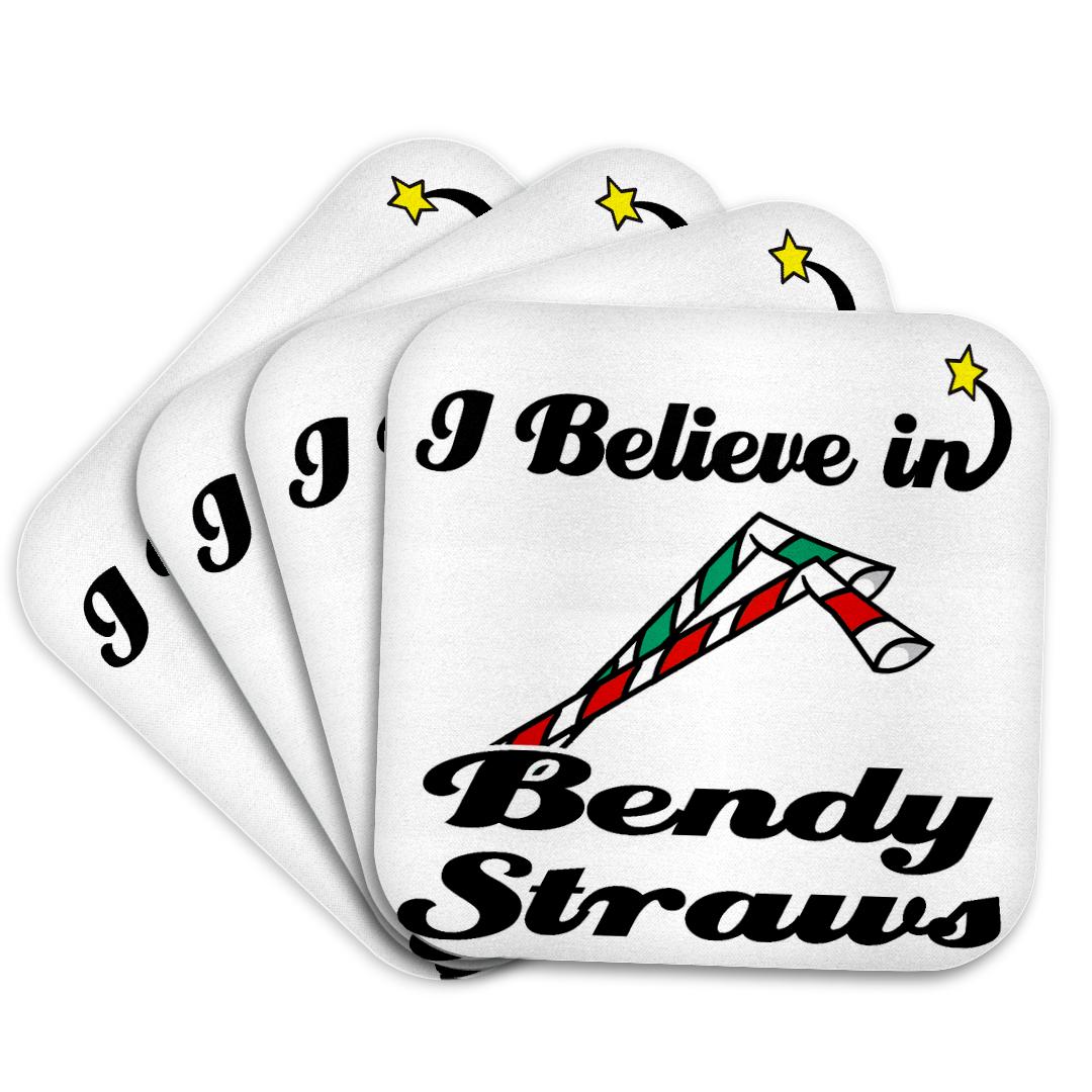 3dRose, I Believe In Bendy Straws, Coaster and other Wholesale bendy for your store trending on Faire.