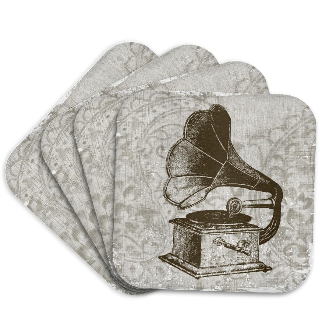 3dRose, Vintage Record Player - Antiques, Coaster and other Wholesale record coasters for your store trending on Faire.