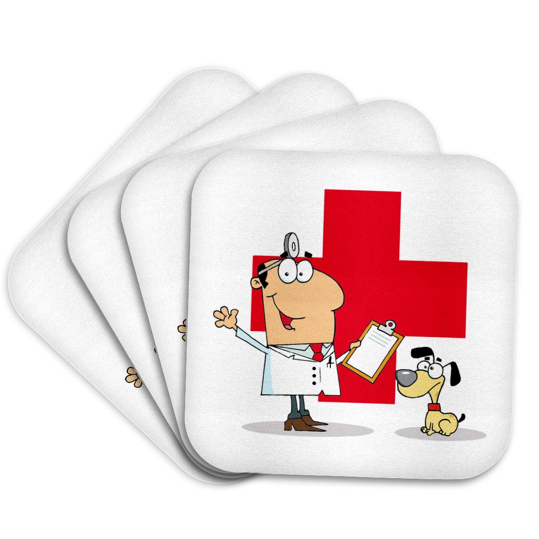 3dRose, Silly Cartoon Vet Veterinarian, Coaster and other Wholesale veters for your store trending on Faire.