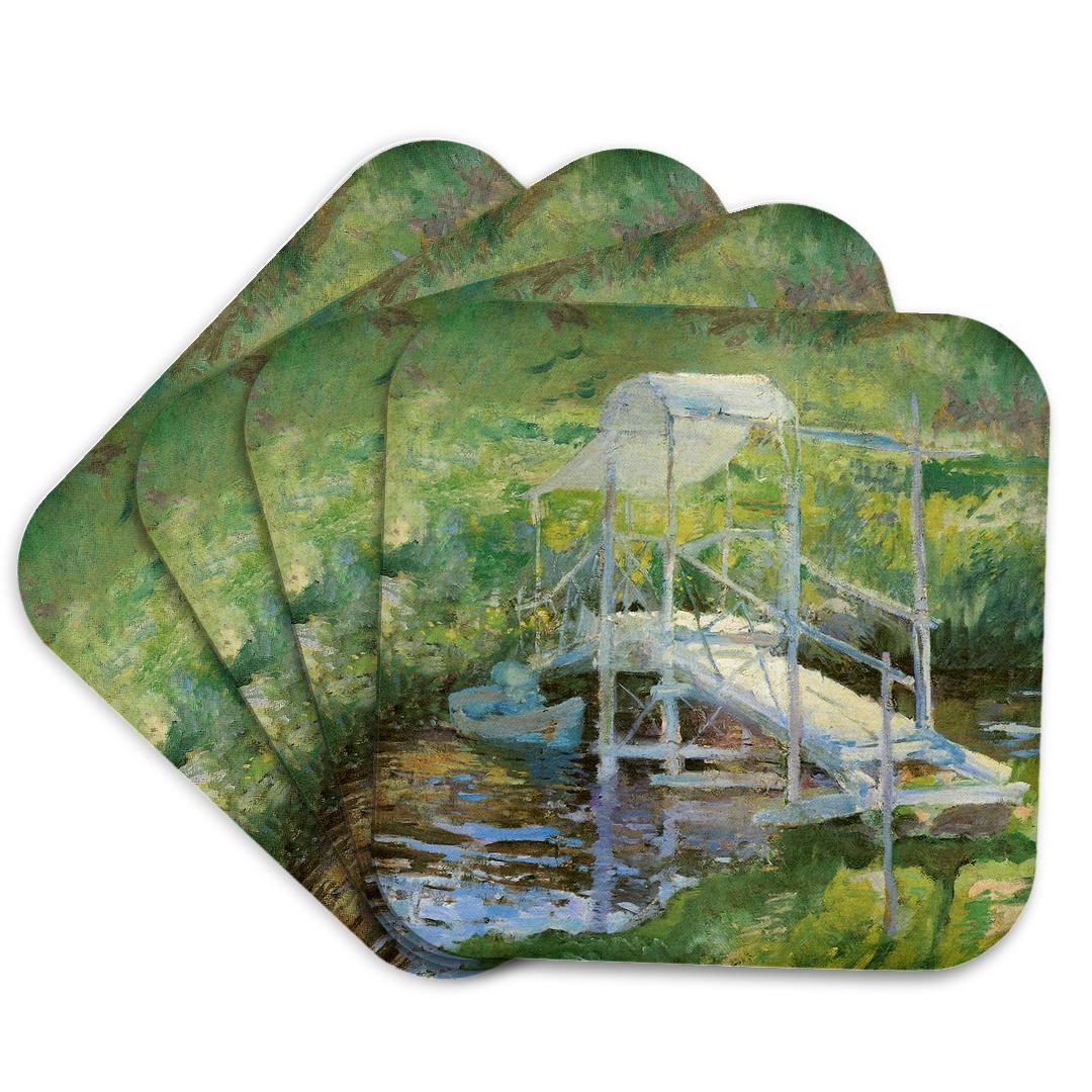 3dRose, The White Bridge by John Henry Twachtman, Coaster and other Wholesale john henry for your store trending on Faire.