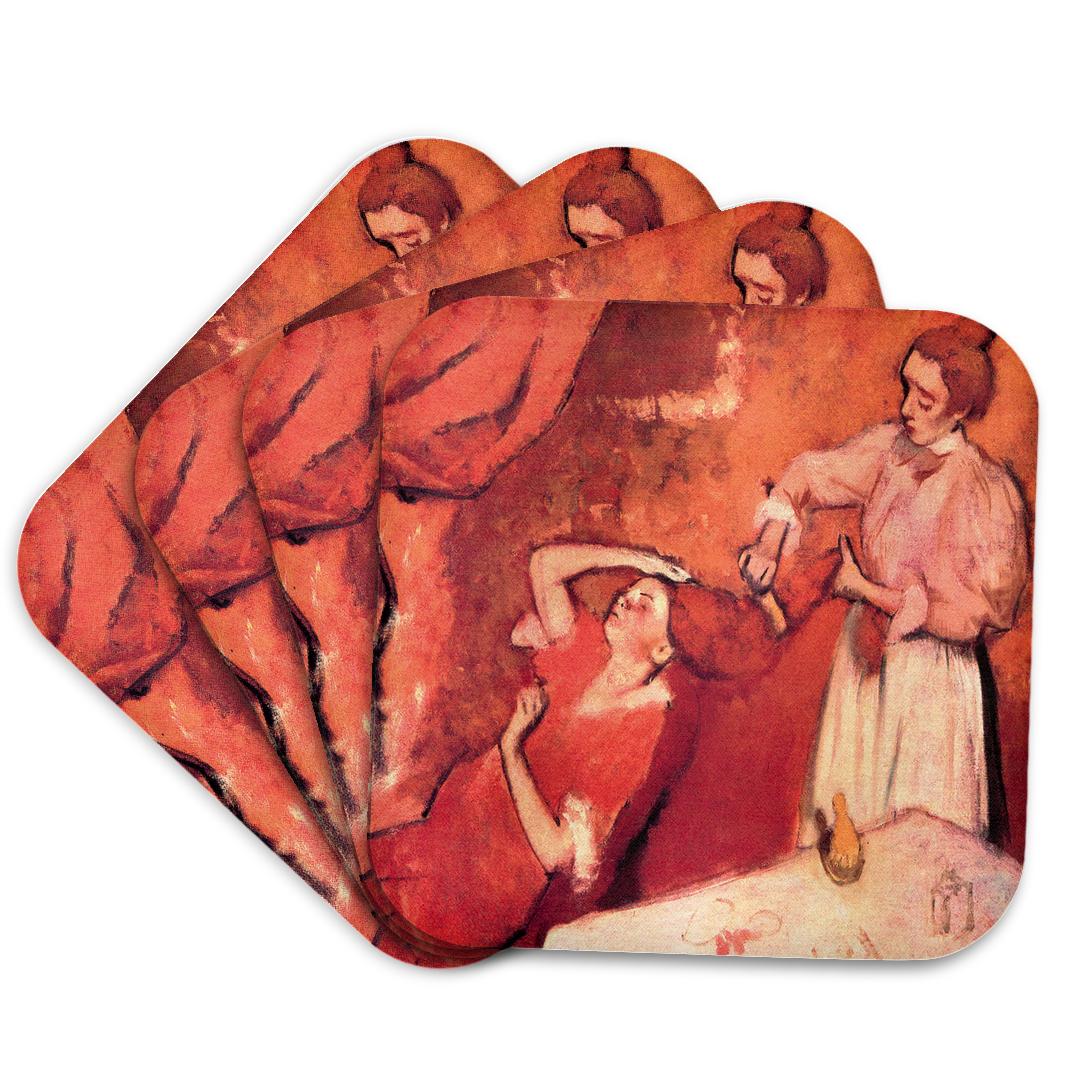 3dRose, Combing the Hair by Edgar Degas, Coaster and other Wholesale degas for your store trending on Faire.