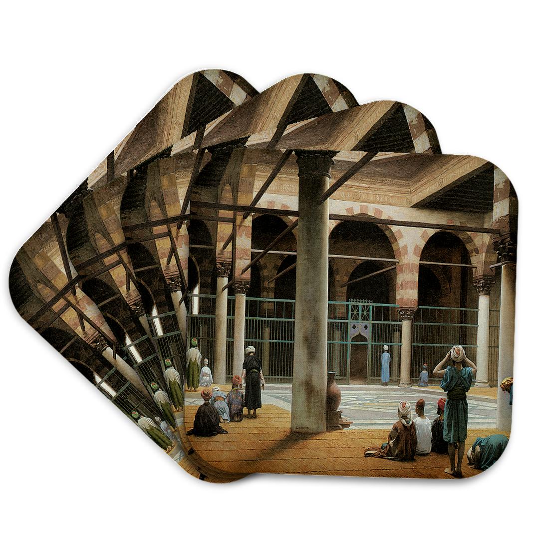 3dRose, Interior of a Mosque by Lean-Leon Gerome, Coaster and other Wholesale lovesome for your store trending on Faire.