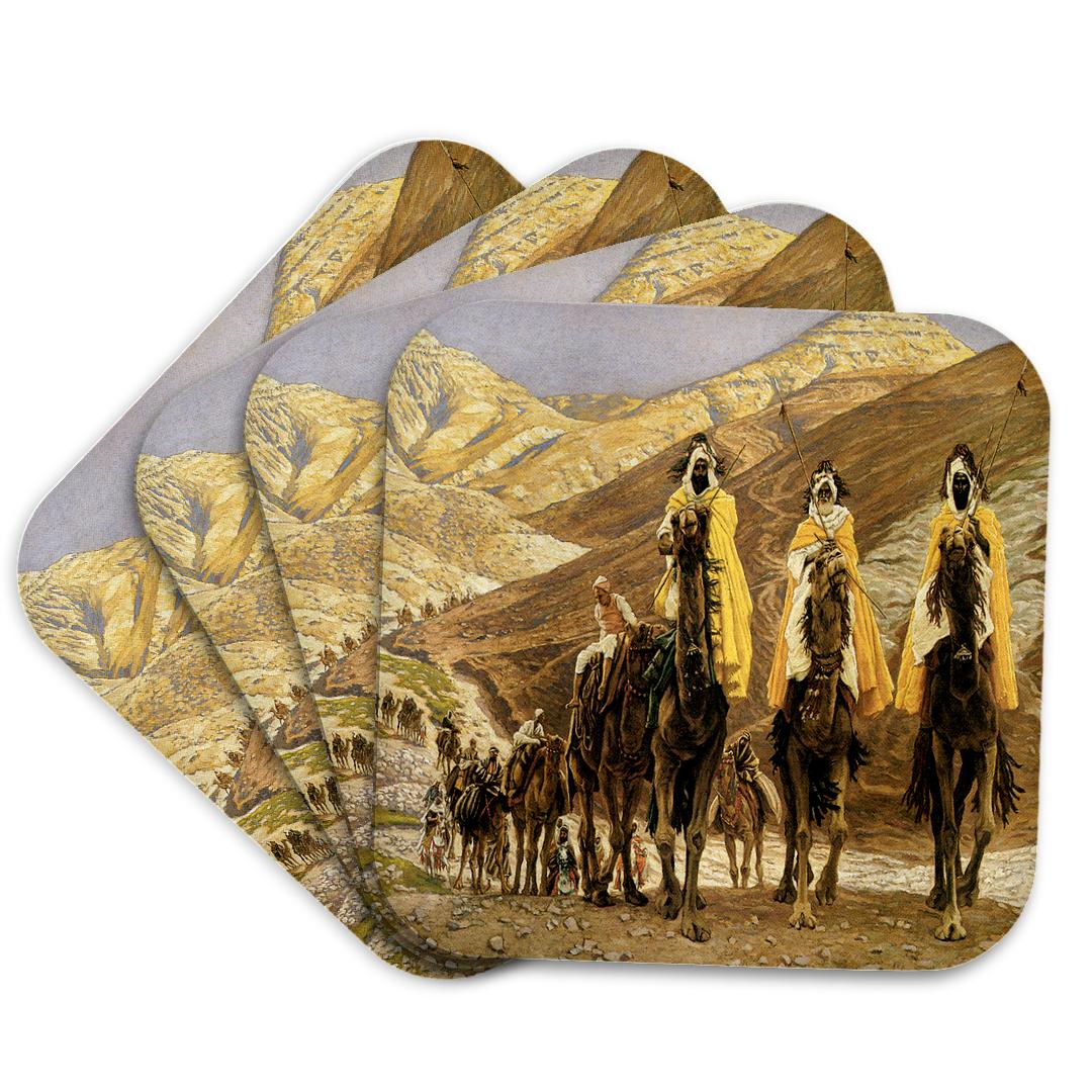 3dRose, Journey of the Magi by James Tissot, Coaster and other Wholesale tissu for your store trending on Faire.