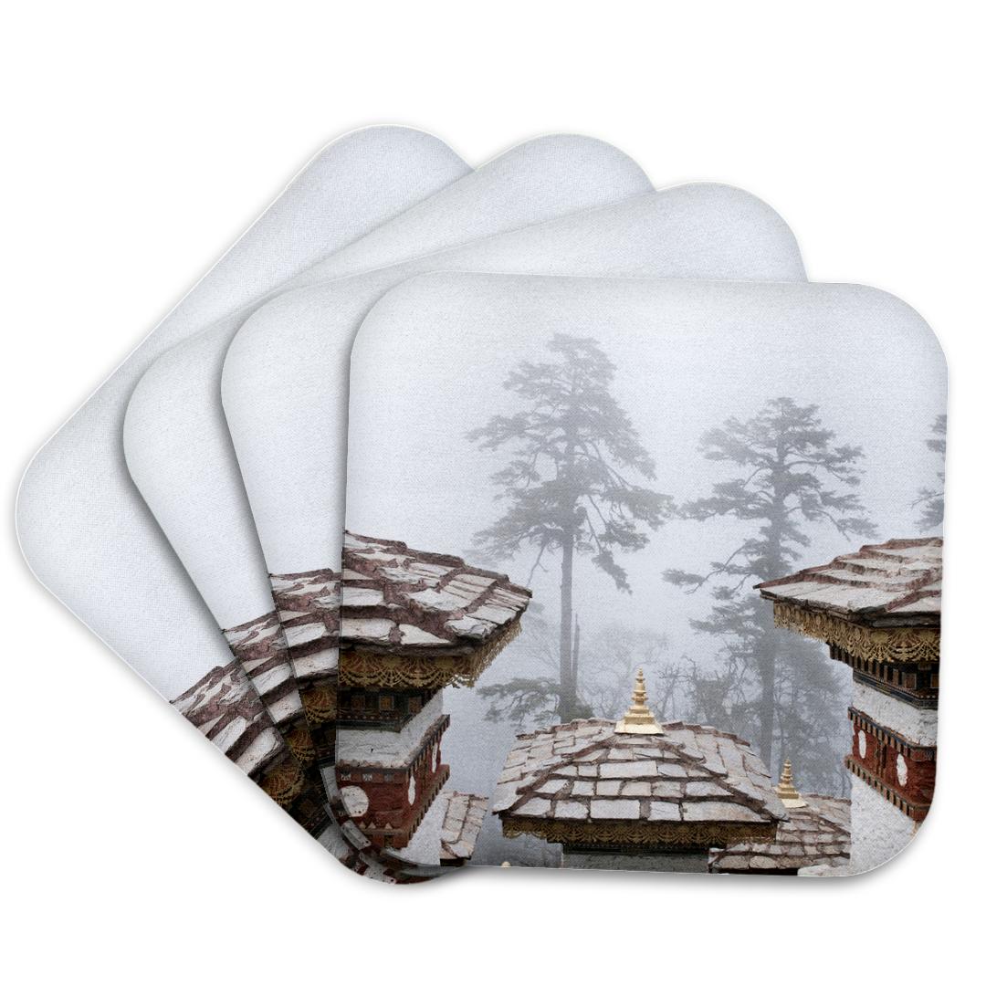 3dRose, Bhutan, Dochu La. Chortens, stupas, temple - AS04 BJA0030 - Jaynes Gallery, Coaster and other Wholesale orakelkarten for your store trending on Faire.