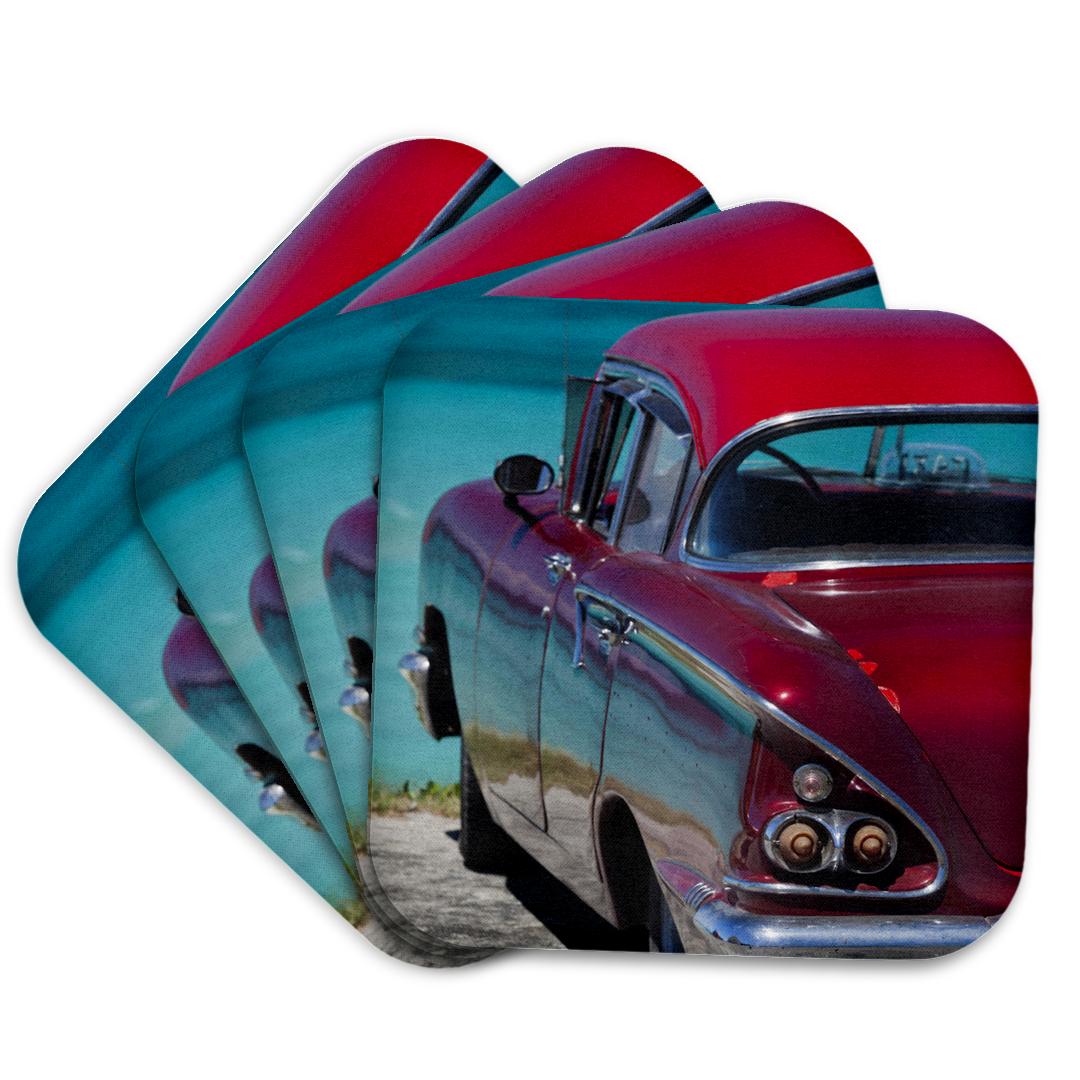 3dRose, Cuba, Varadero Beach, Classic 1958 Car - CA11 WBI0923 - Walter Bibikow, Coaster and other Wholesale cuba for your store trending on Faire.