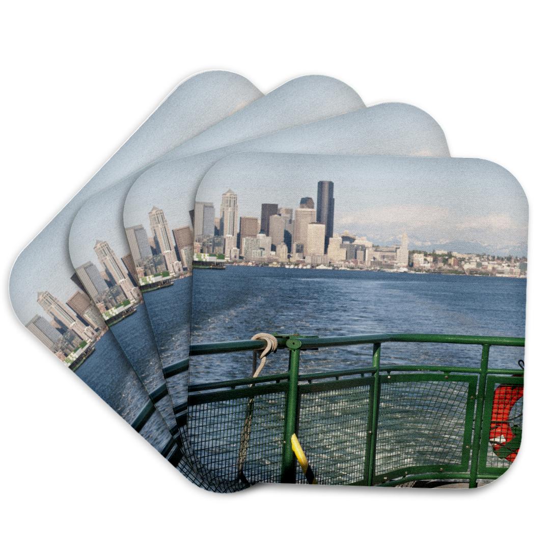 3dRose, USA, Washington, Bainbridge Island ferry boat - US48 TDR0913 - Trish Drury, Coaster and other Wholesale ferry boat for your store trending on Faire.