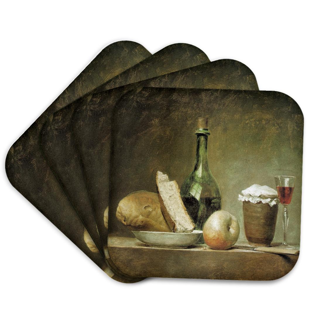 3dRose, Still Life with Round Bottle by Anne Vallayer-Coster, 1770, Coaster and other Wholesale coster for your store trending on Faire.