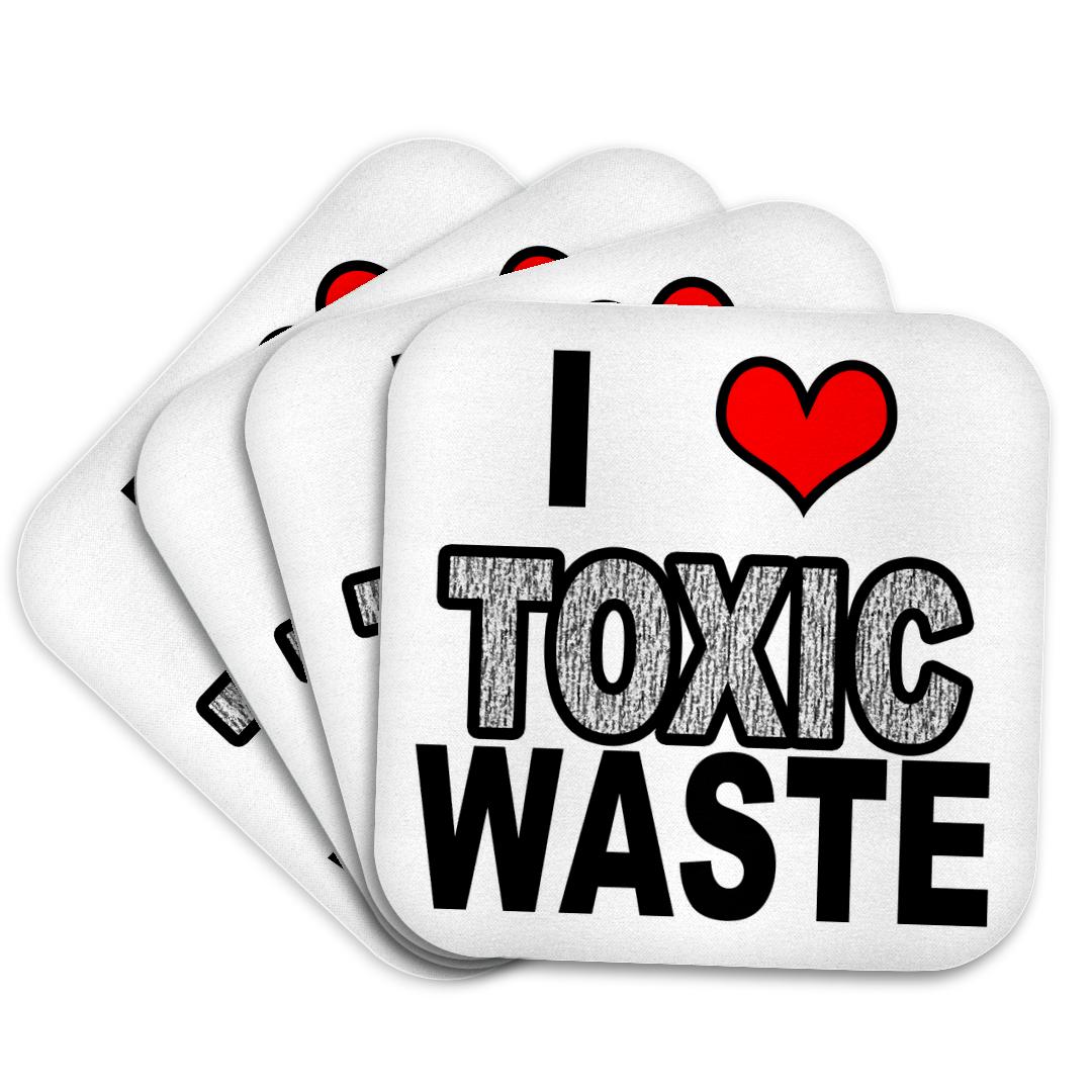3dRose, I love toxic waste, Coaster and other Wholesale toxic waste for your store trending on Faire.
