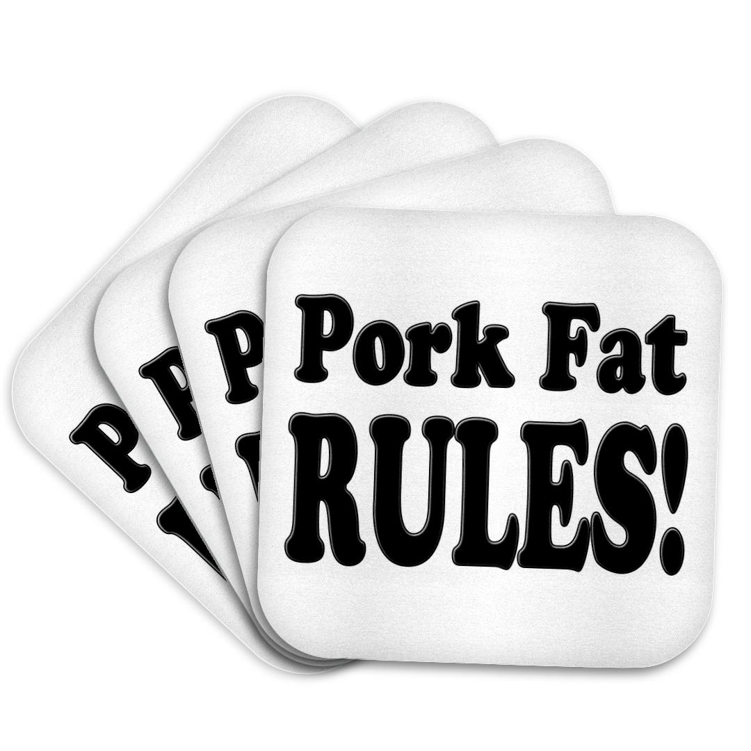 3dRose, Pork fat rules, Coaster and other Wholesale pork fat for your store trending on Faire.