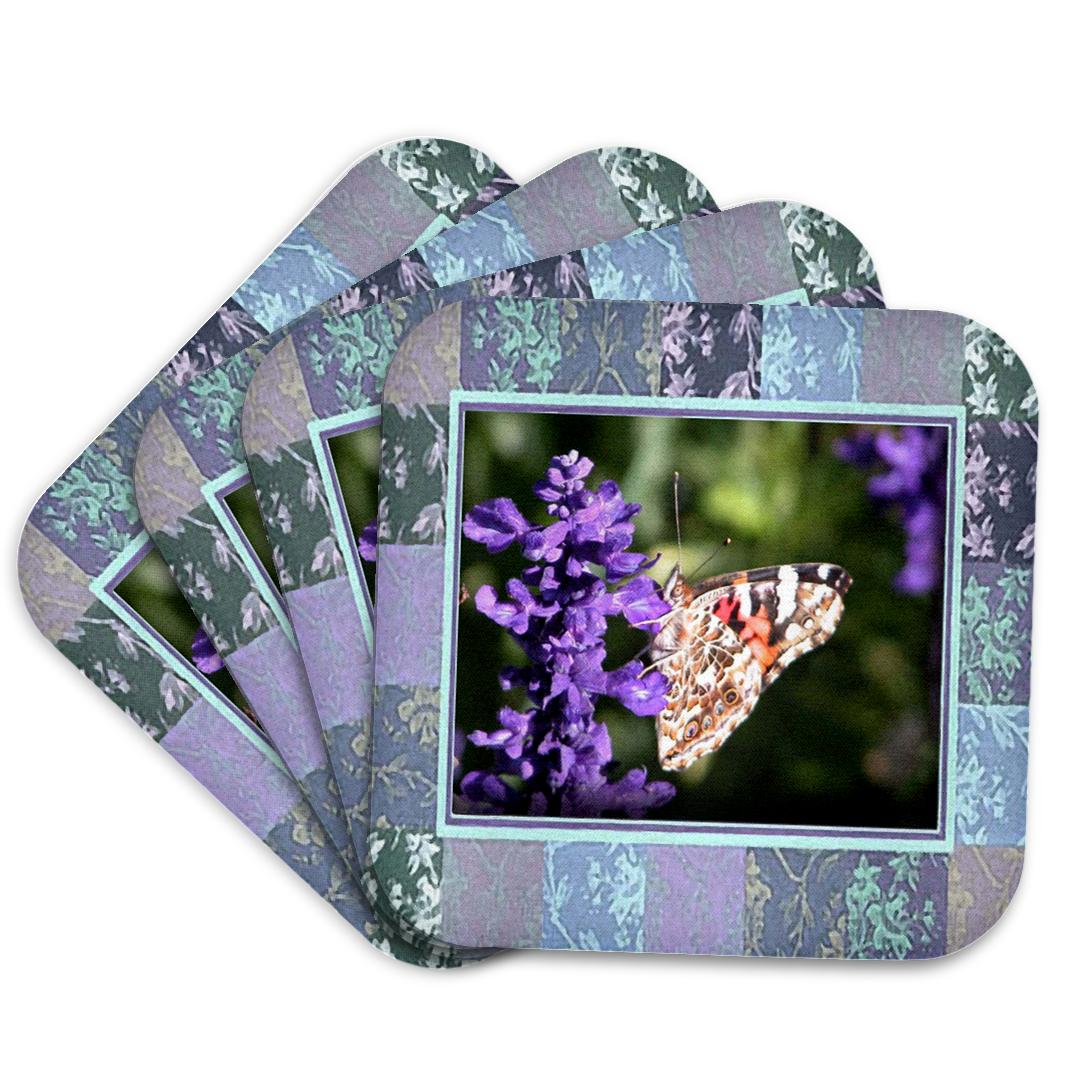 3dRose, Skipper Butterfly in Blue Floral Frame, Coaster and other Wholesale skipper for your store trending on Faire.