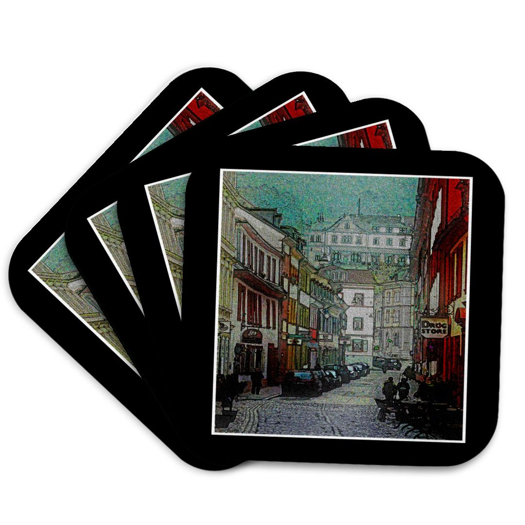 3dRose, Old world cobblestone street in pastel shades, Coaster and other Wholesale cobblestone for your store trending on Faire.