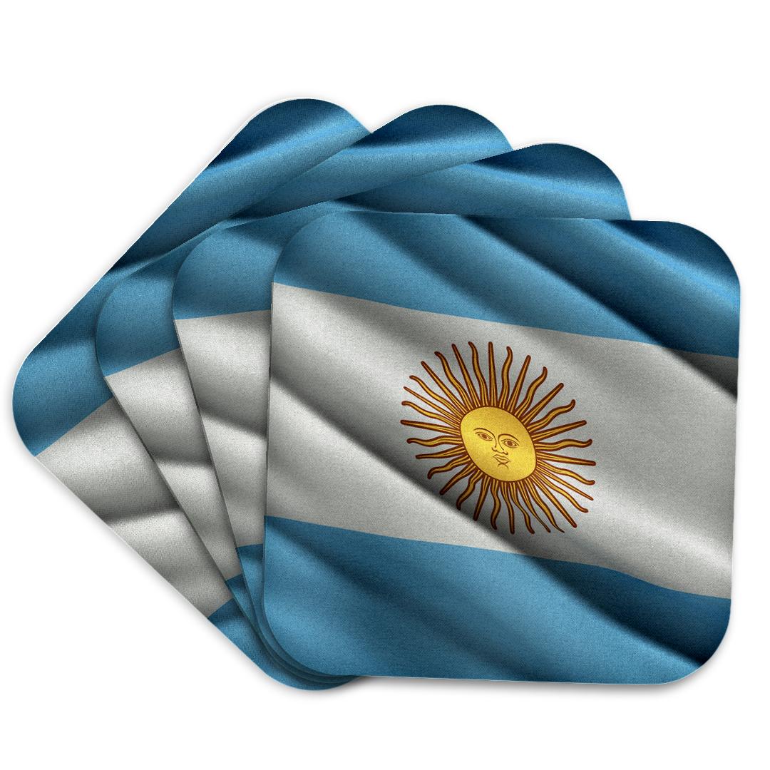 3dRose, Argentina argentinean argentinian argentinan flag banner waving national country, Coaster and other Wholesale argentinian products for your store trending on Faire.