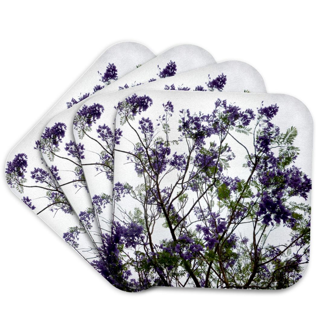 3dRose, purple flower tree jacaranda against bright sky , Coaster and other Wholesale jacaranda for your store trending on Faire.