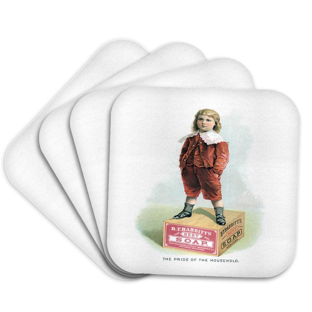 3dRose, B. T. Babbitts Best Soap with a Young Boy Standing on a Wooden Soapbox, Coaster and other Wholesale soapbox for your store trending on Faire.