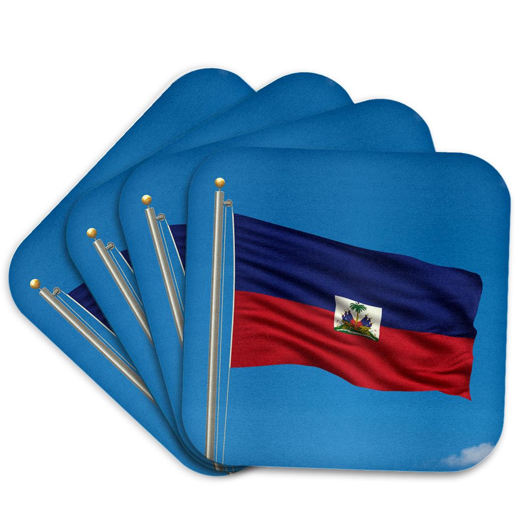 3dRose, Flag of Haiti on a flag pole with blue sky Haitian, Coaster and other Wholesale haitian flag for your store trending on Faire.