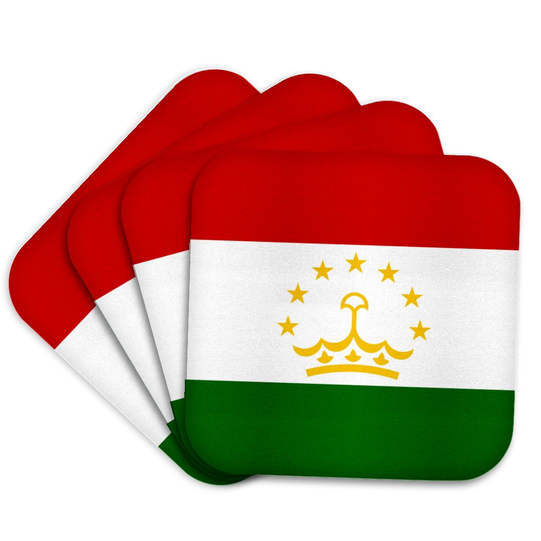 3dRose, Flag of Tajikistan - red white green with gold yellow crown - Tajik country Central Asia - world, Coaster and other Wholesale tajik home for your store trending on Faire.