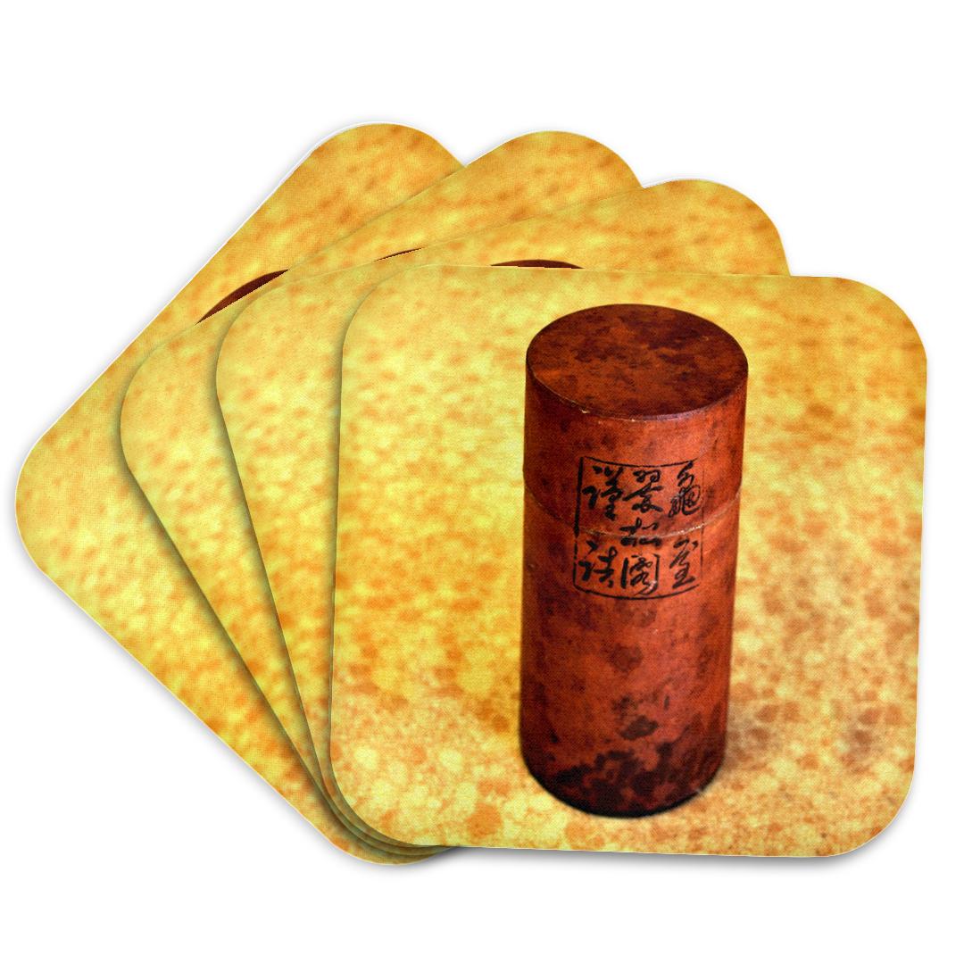 3dRose, Small Japanese round cylinder herbal tea box - herbs, oriental, zen, japan, chinese, herb, asian, Coaster and other Wholesale herbal zen for your store trending on Faire.
