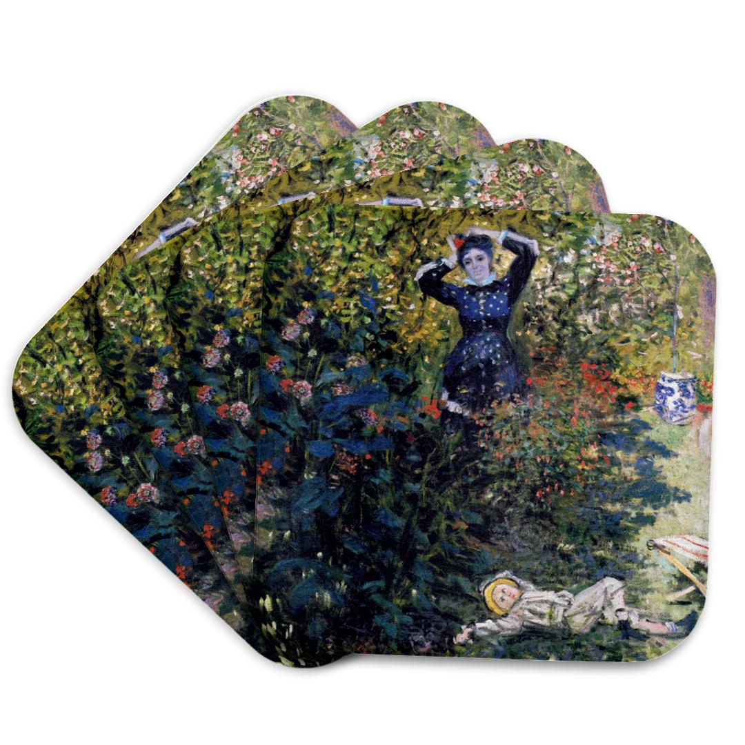 3dRose, Camille and Jean Monet in the Garden at Argenteuil, Monet 1873, PD-US, Coaster and other Wholesale cami monet for your store trending on Faire.