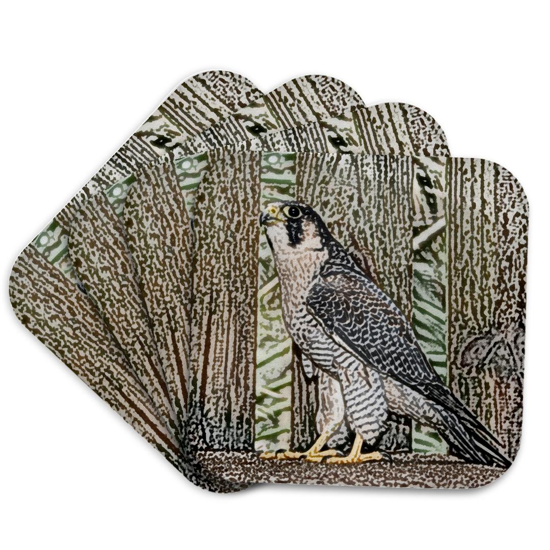 3dRose, falcon sketch bird design , Coaster and other Wholesale falcon enamelware for your store trending on Faire.