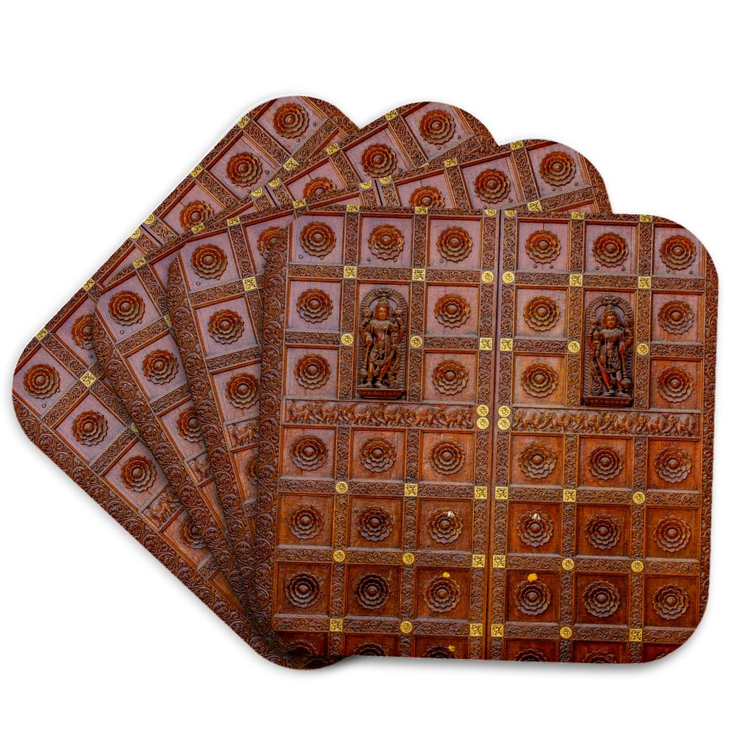 3dRose, Dog and door at Temple in Sai Baba ashram, Coaster and other Wholesale ashram for your store trending on Faire.