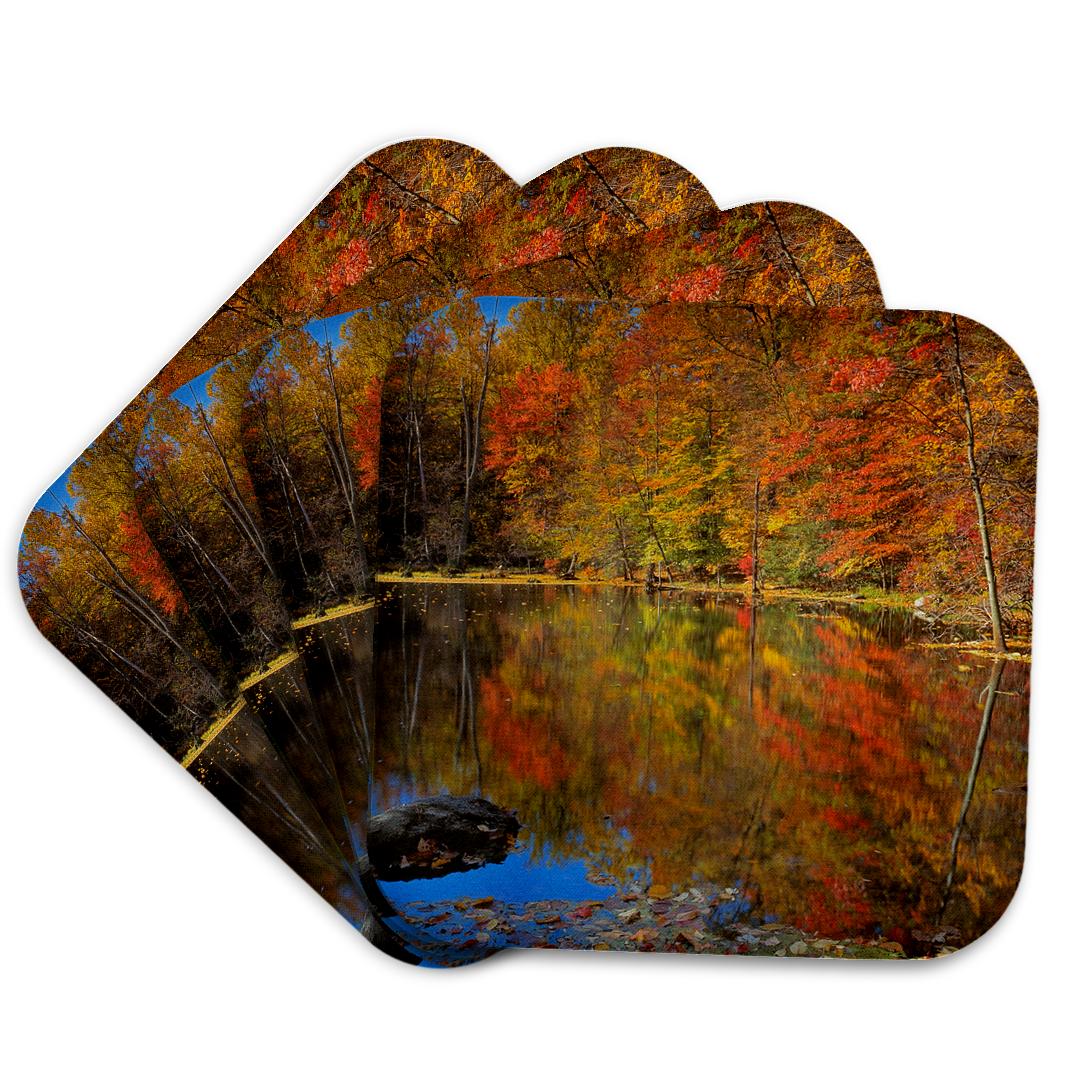 3dRose, USA, New York, Adirondack Mountains, Autumn Pond, Putnam County , Coaster and other Wholesale putnam design for your store trending on Faire.