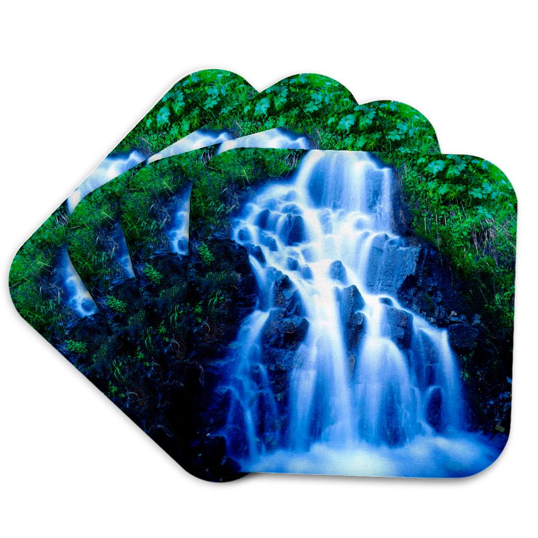 3dRose, USA, California, Sierra Nevada Mountains. A waterfall in Reds Meadow., Coaster and other Wholesale sierra nevada for your store trending on Faire.