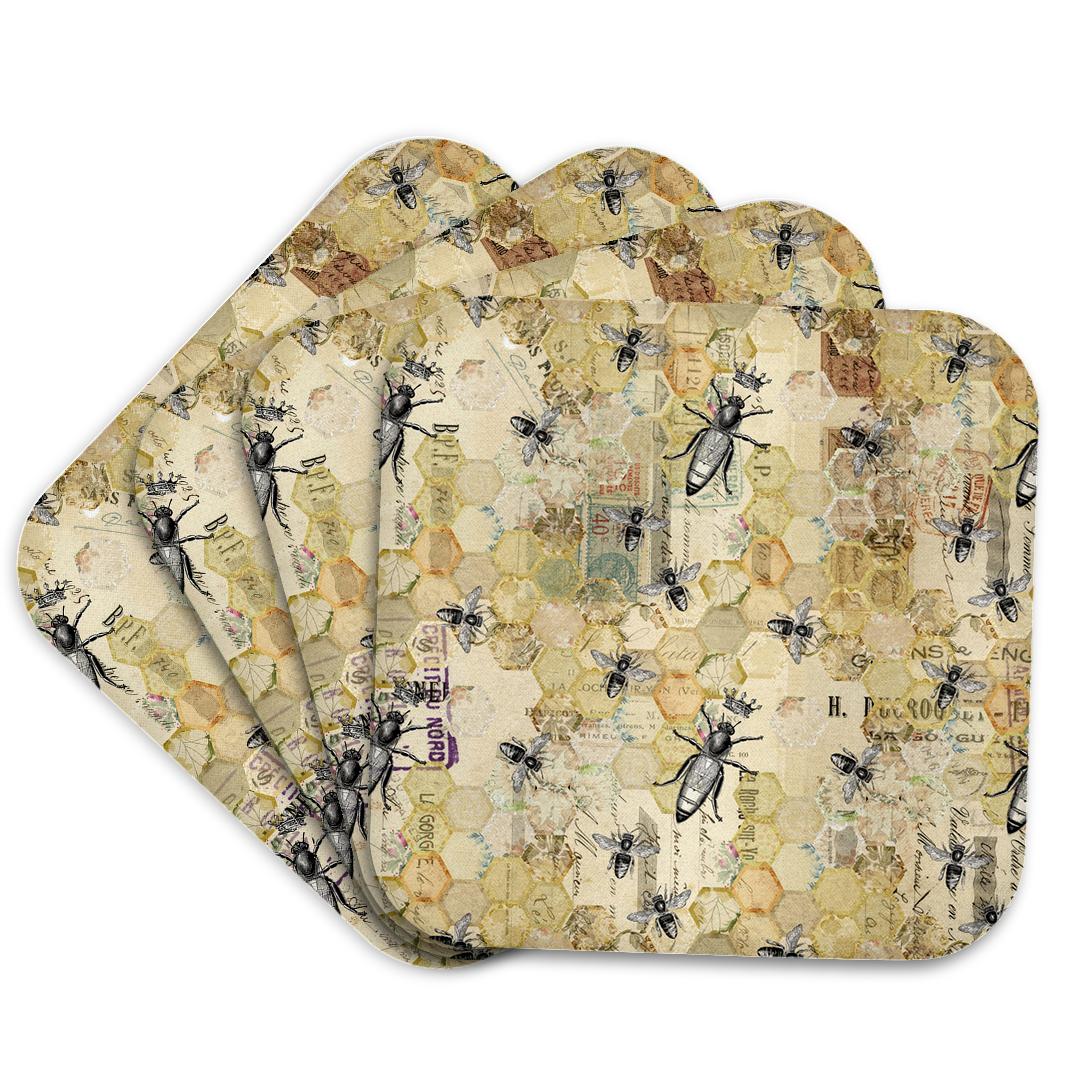 3dRose, Black, Green, Yellow Honeycomb, Bees, Crowns and Script Collage, Coaster and other Purchase Wholesale generation bee. Free Returns & Net 60 Terms on Faire trending on Faire.