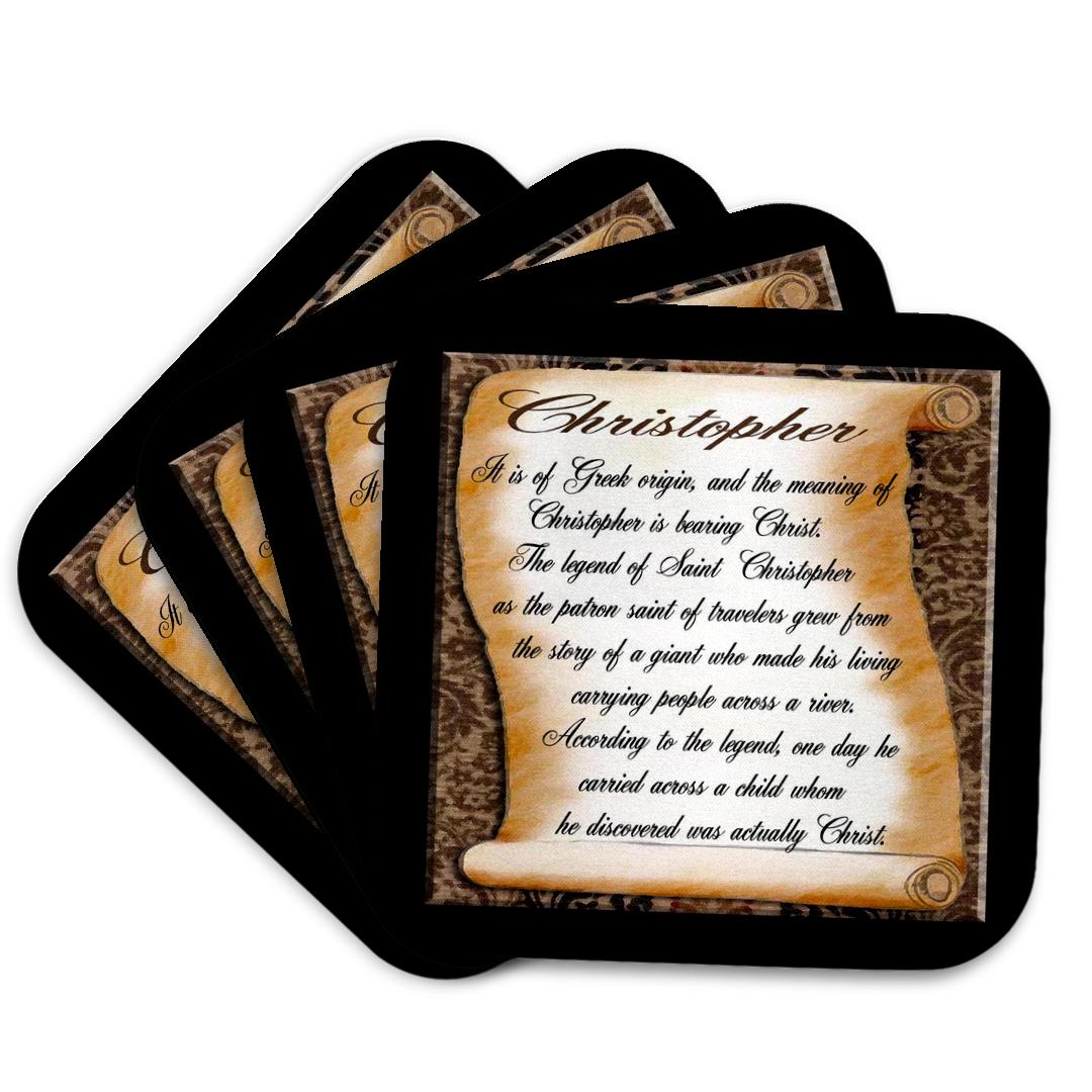 3dRose, Meaning of Christopher, Coaster and other Wholesale christopher for your store trending on Faire.