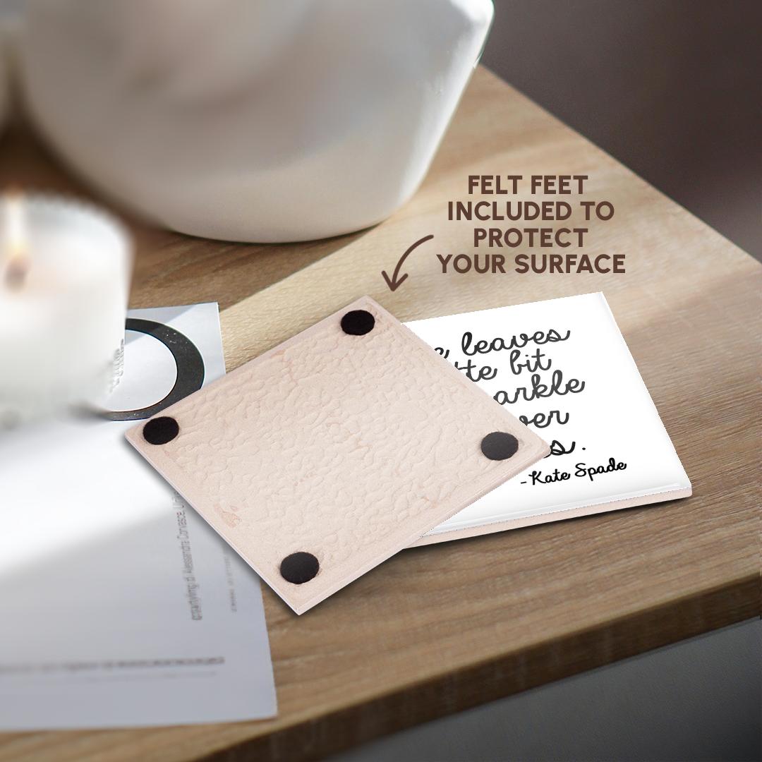 3dRose, She Leaves A Little Bit Of Sparkle Wherever She Goes Kate Spade, Coaster - Picture 11 of 35