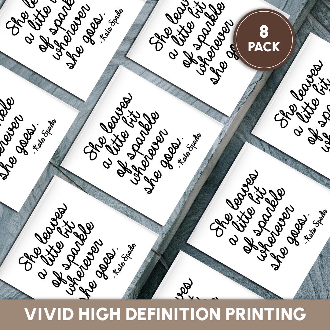 3dRose, She Leaves A Little Bit Of Sparkle Wherever She Goes Kate Spade, Coaster - Picture 34 of 35