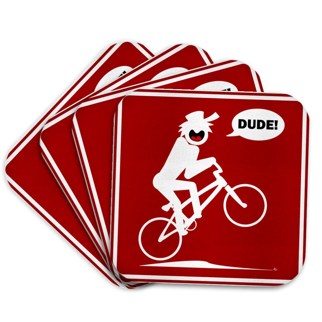3dRose, WHEELIE DUDE red sign 1, Coaster and other Wholesale red wheel weiser for your store trending on Faire.