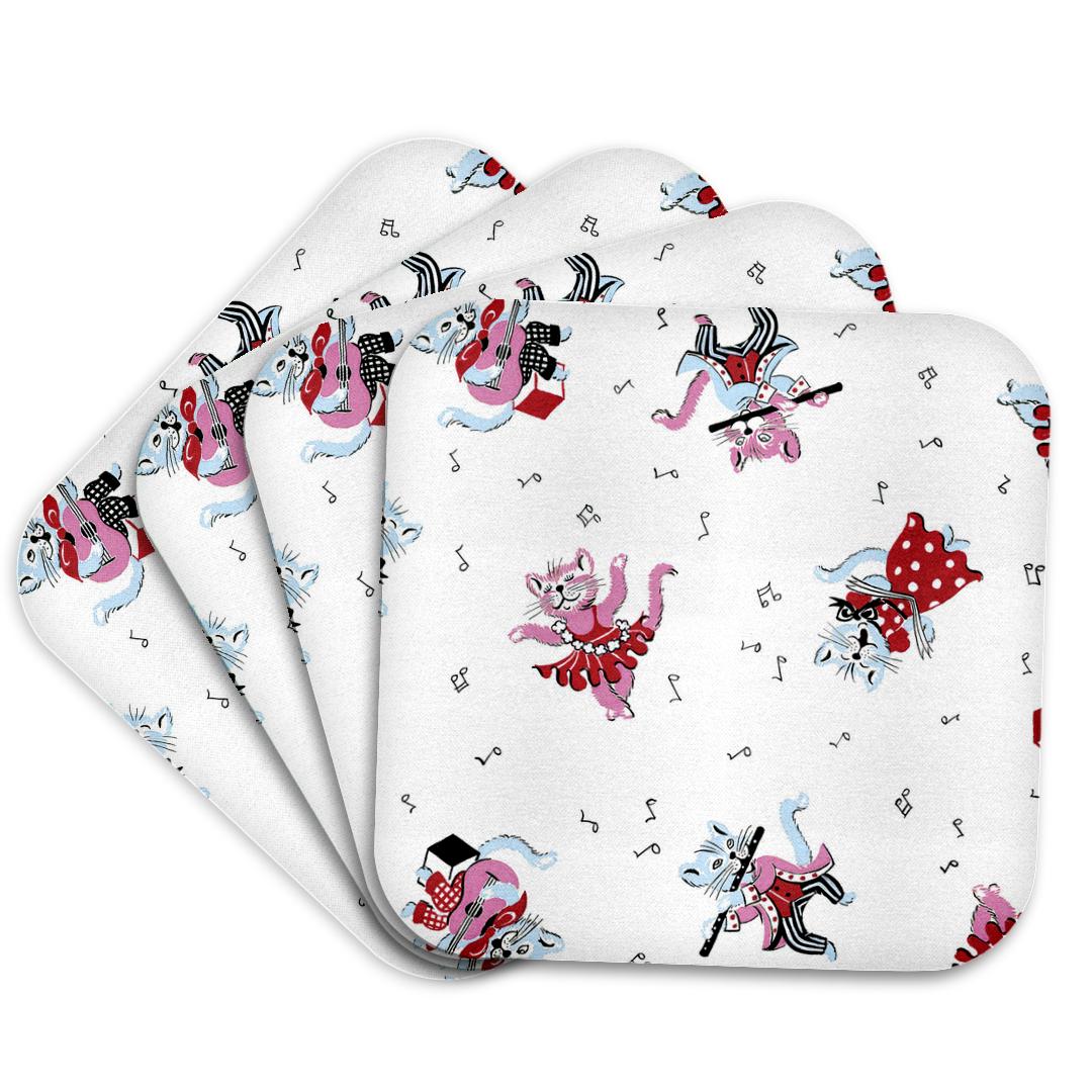 3dRose, Cat Musicians and Dancers, Coaster and other Wholesale cat dancer for your store trending on Faire.