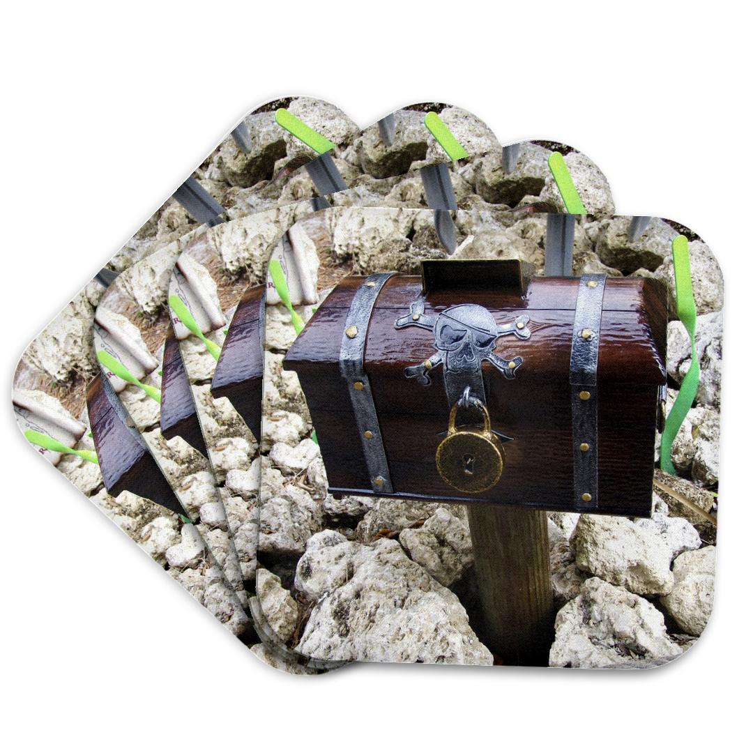 3dRose, Pirate Treasure Chest, Coaster and other Wholesale pirate chest for your store trending on Faire.
