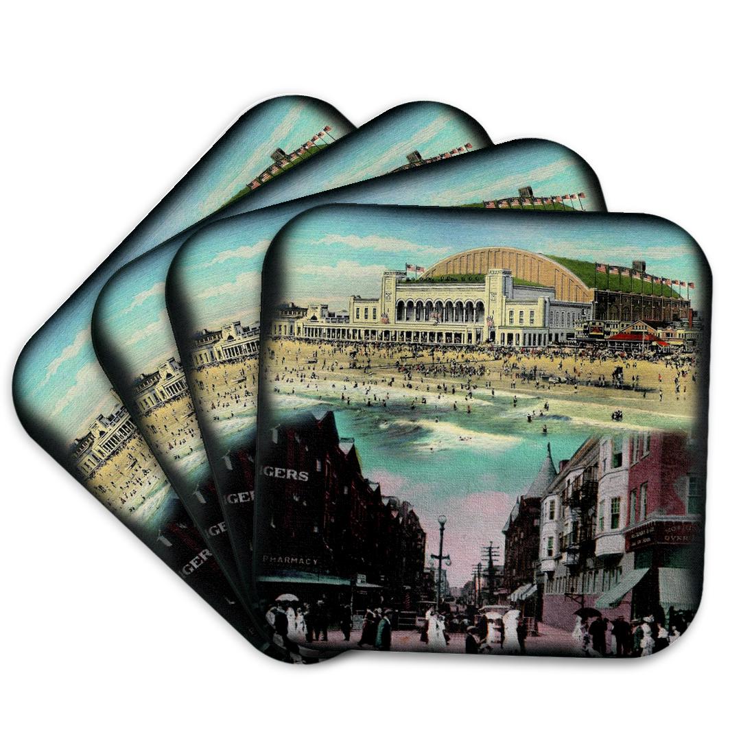3dRose, Atlantic City Auditorium and Boardwalk Early 1900s, Coaster and other Wholesale auditorium for your store trending on Faire.
