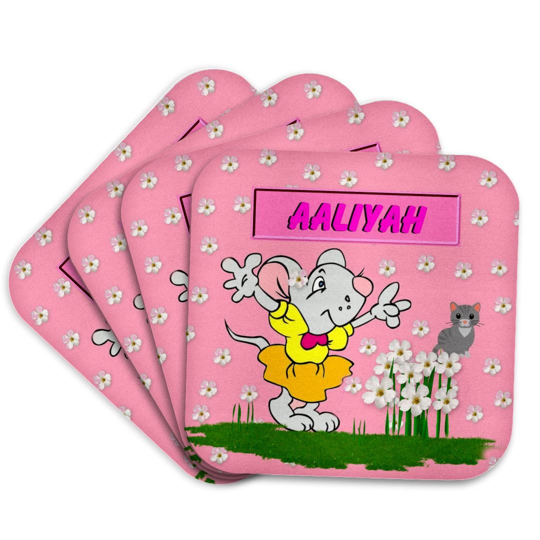 3dRose, Aaliyah - Decorative Name Specific Childrens Art, Coaster and other Wholesale aa importing for your store trending on Faire.