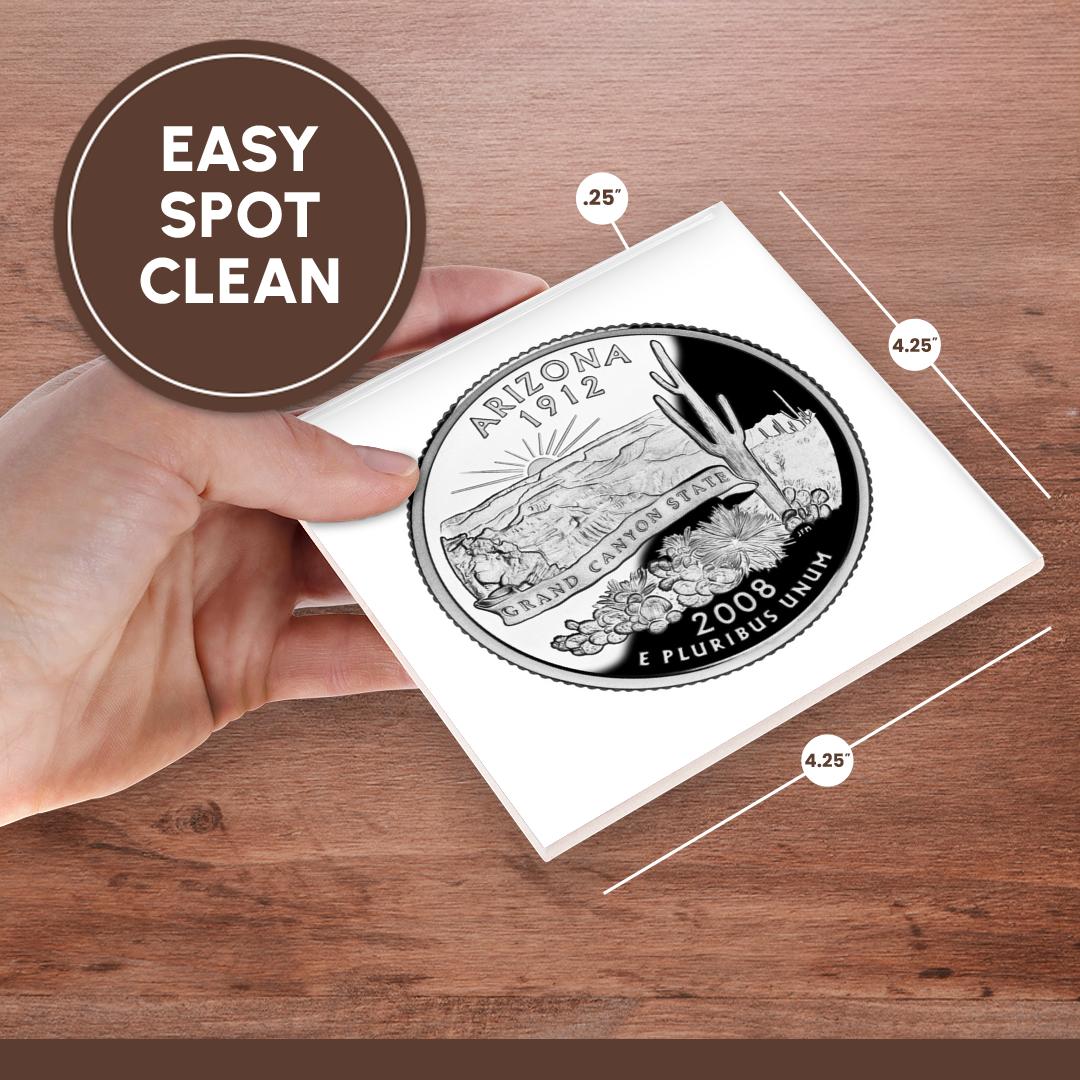 3dRose, Arizona Collectible Quarter, Coaster - Picture 14 of 35