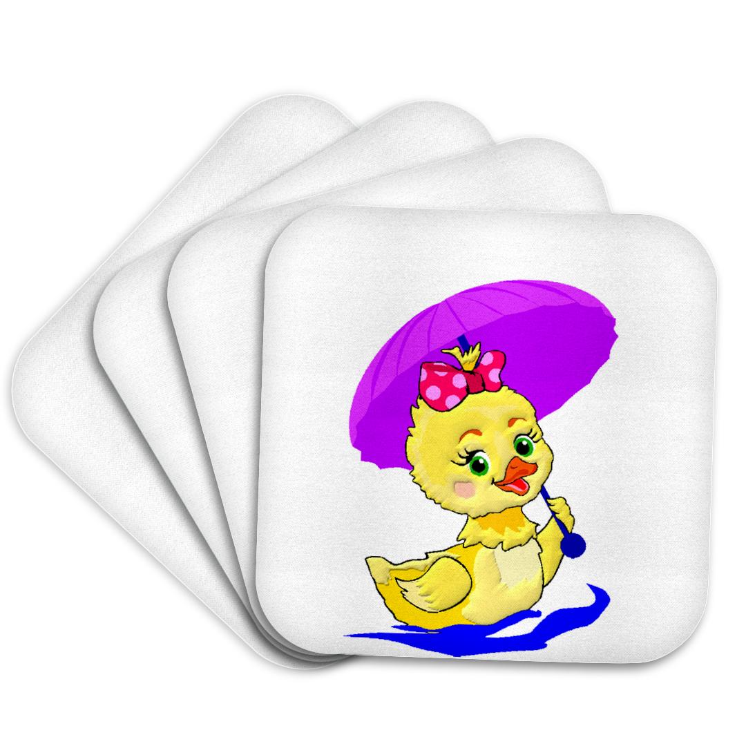 3dRose, Little Duck Holding Umbrella, Coaster and other Wholesale duck head umbrella for your store trending on Faire.