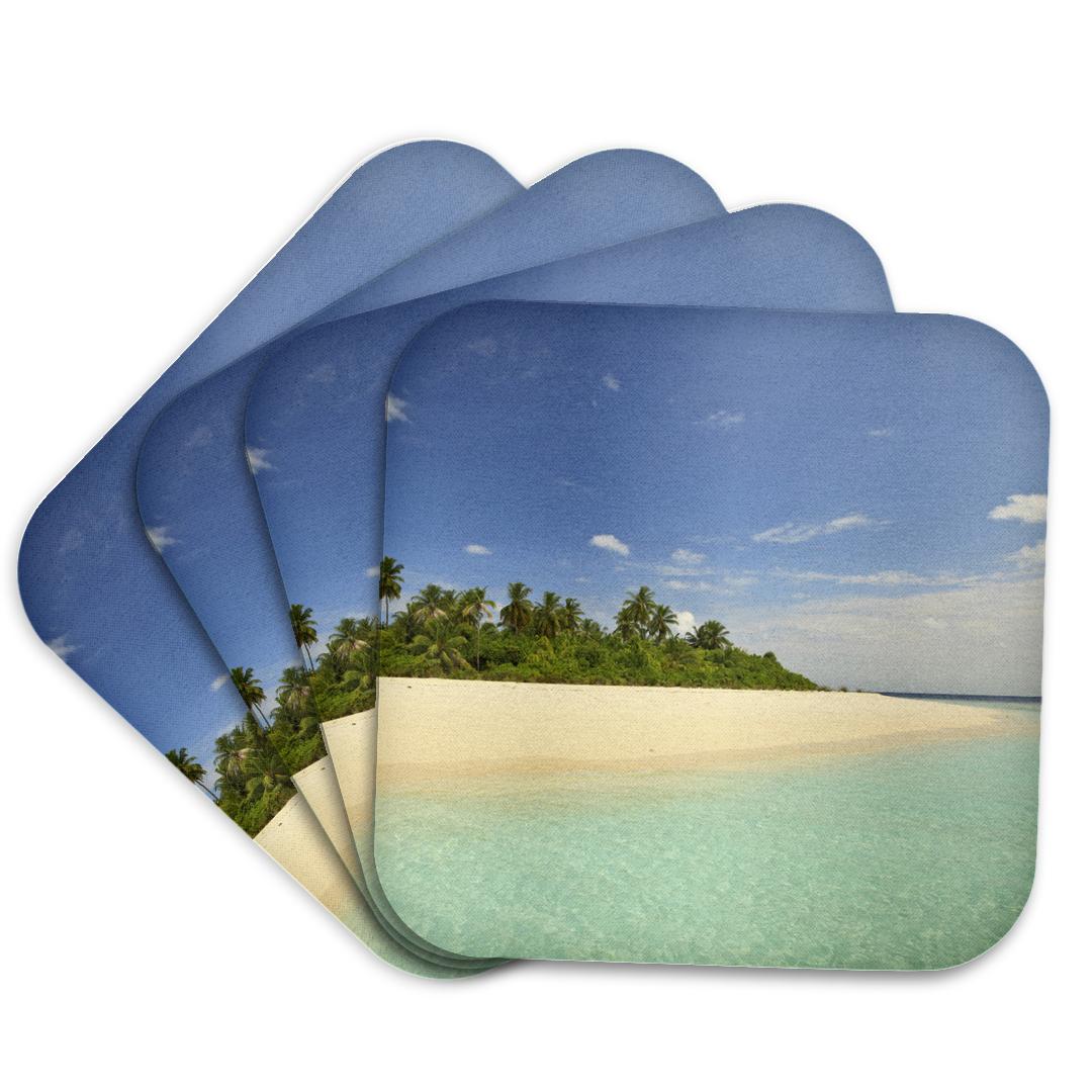 3dRose, Beach, Baughagello, Huvadhoo Atoll, Maldives-AS24 SWS0141 - Stuart Westmorland, Coaster and other Wholesale baumwolle for your store trending on Faire.