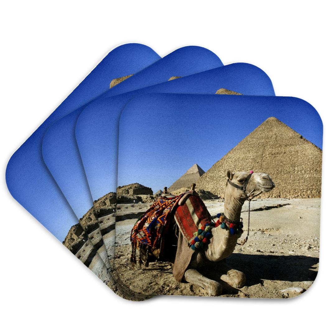 3dRose, Chameau à Khéops, la Grande Pyramide, Khafré ou Chéphren-AF14 AJE0231 - Adam Jones, sous-verre et autres tendances Kheops en vente B2B pour votre magasin sur Faire.