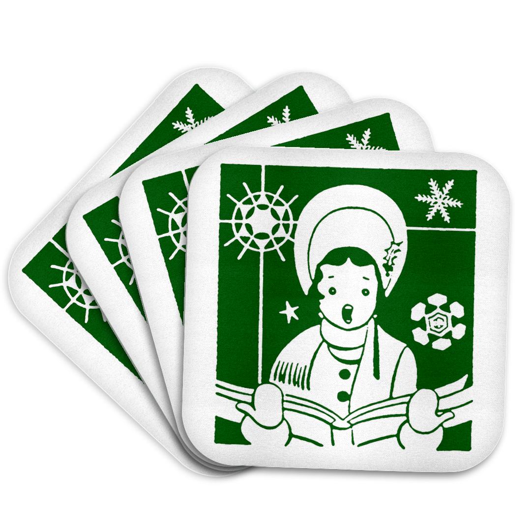 3dRose, Green Caroler, Coaster and other Wholesale oli and carol for your store trending on Faire.