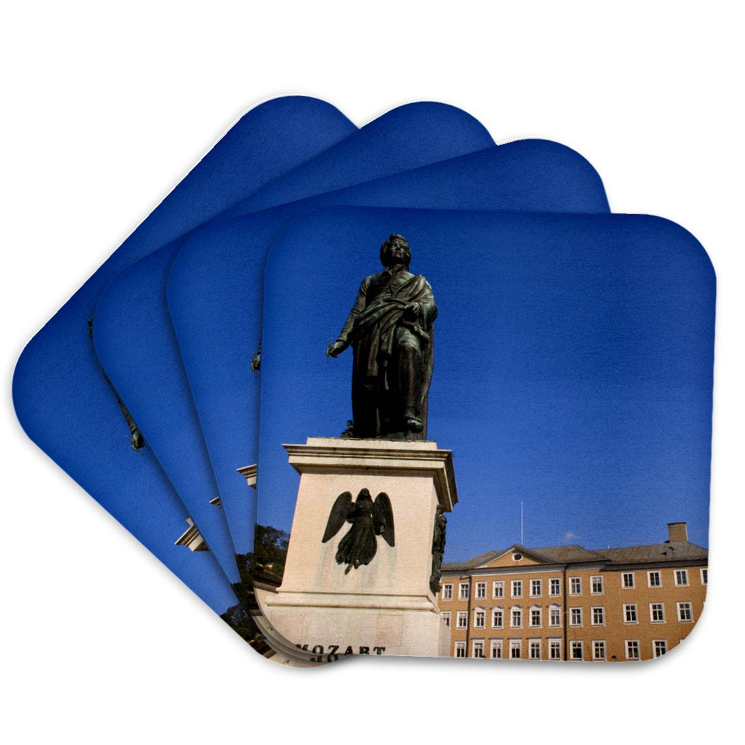 3dRose, Mozart Statue in downtown Salzburg Austria-EU03 BBA0048 - Bill Bachmann, Coaster and other Wholesale trauerkarten for your store trending on Faire.