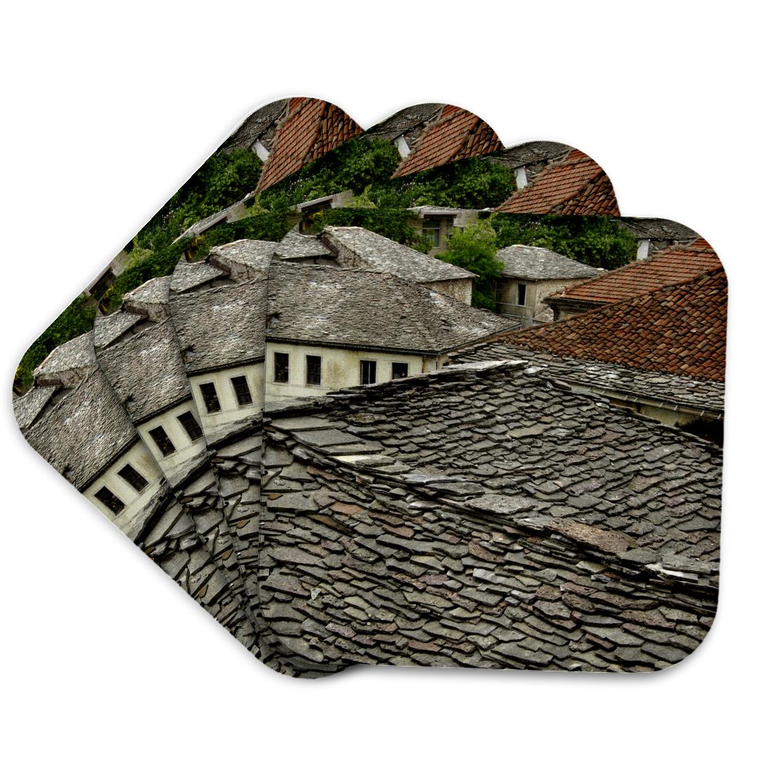3dRose, Albania, Gjirokastra, Ottoman, The Stone City-EU01 CMI0037 - Cindy Miller Hopkins, Coaster and other Wholesale albast for your store trending on Faire.