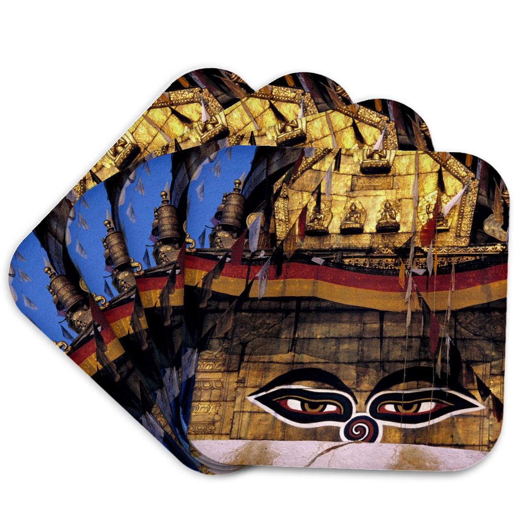 3dRose, Nepal, Kathmandu Valley. Swayambunath, temple-AS26 RER0050 - Ric Ergenbright, Coaster and other Wholesale katmandu for your store trending on Faire.