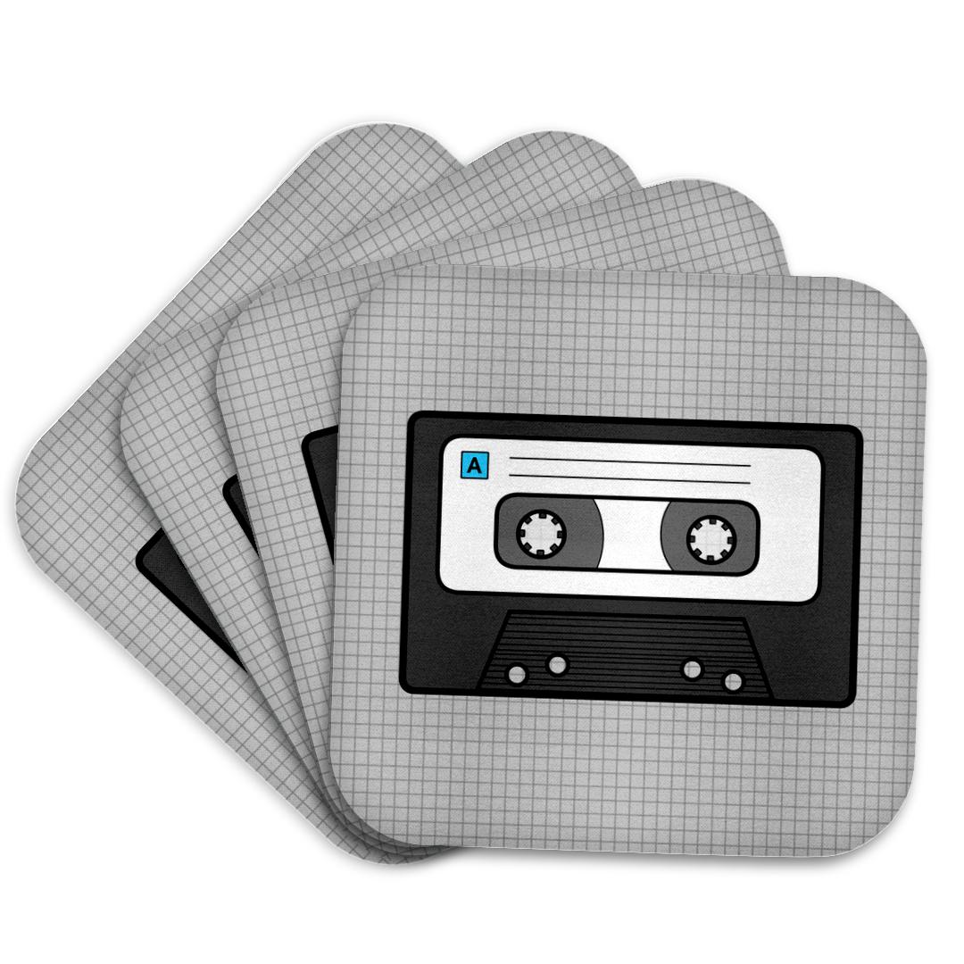 3dRose, Cute Cartoon Mixtape Design on Grey - Retro Mix Tape, Coaster and other Wholesale mix tape for your store trending on Faire.