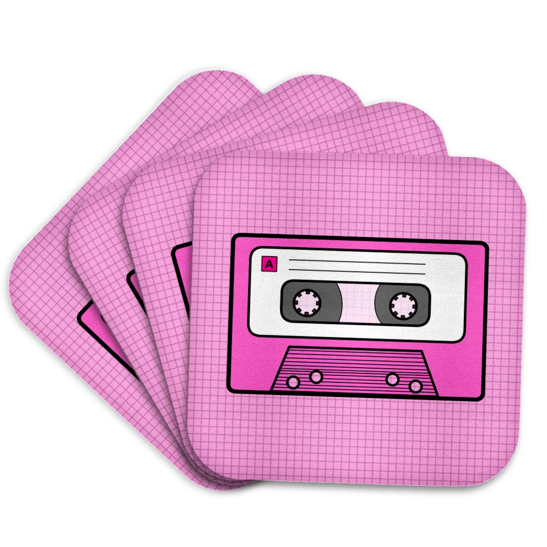3dRose, Cute Cartoon Mixtape Design on Pink - Retro Mix Tape, Coaster and other Wholesale mix tape for your store trending on Faire.